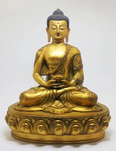 阿彌陀佛(半鎏金佛像)