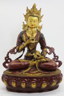 金剛薩埵(红銅半鎏金佛像)