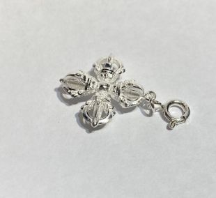 十字杵 銀飾吊墜