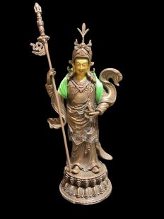站立蓮花生大士 古銅色